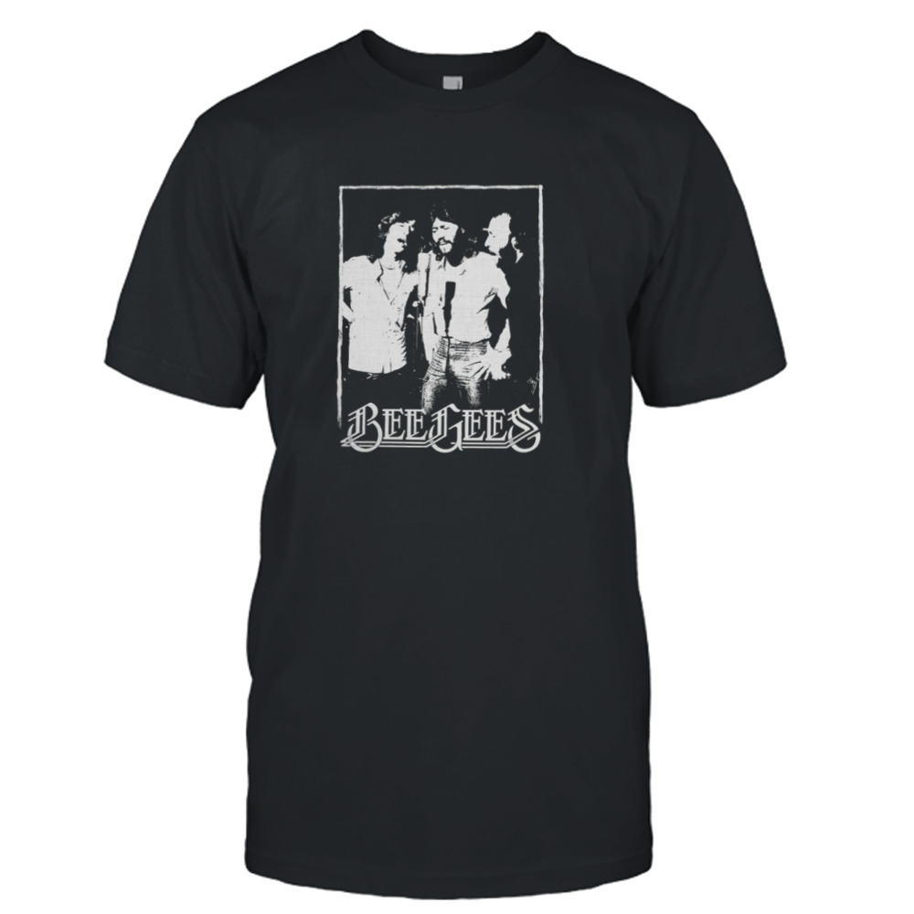 Bee Gees Band Live Distressed Artistic Retro shirt