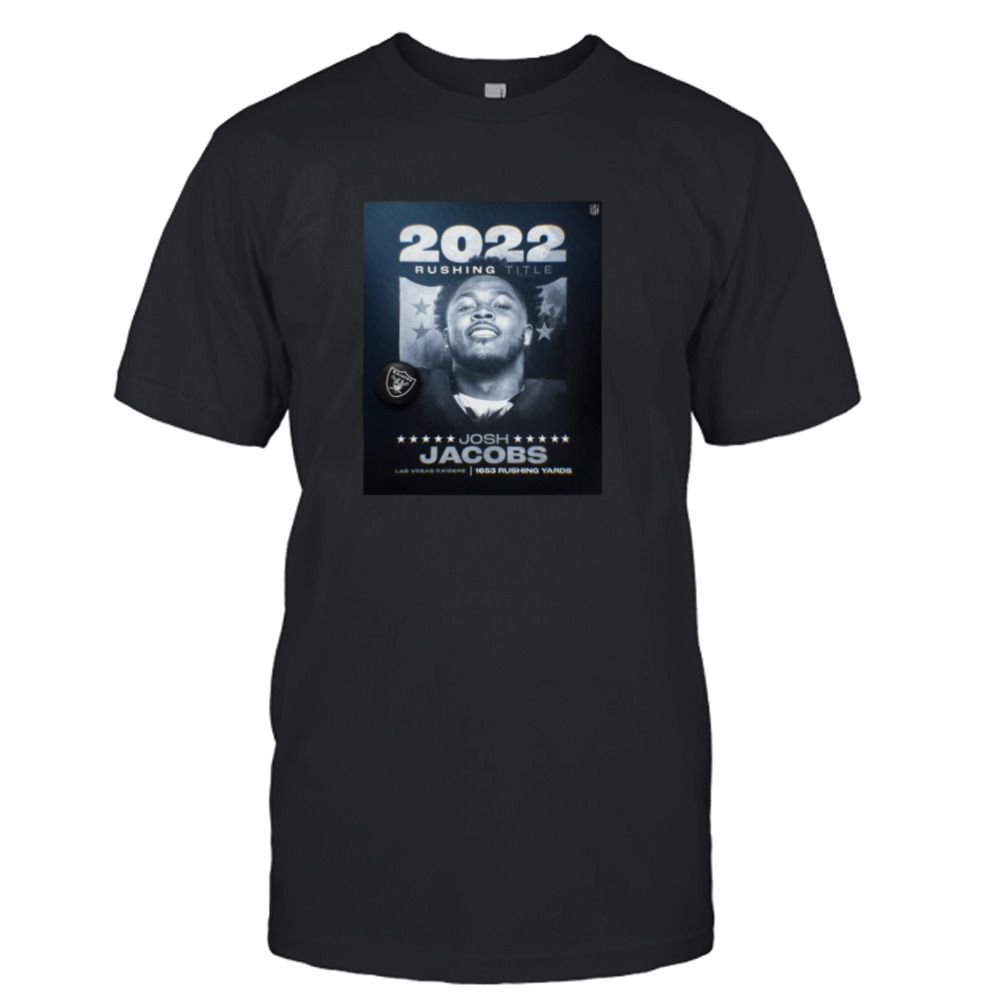 Josh Jacobs 2022 Rushing Title Shirt