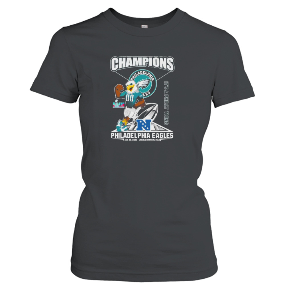 Official Philadelphia Eagles Swoop Super Bowl LVI Champions It's a Philly  Thing shirt - Vegatee