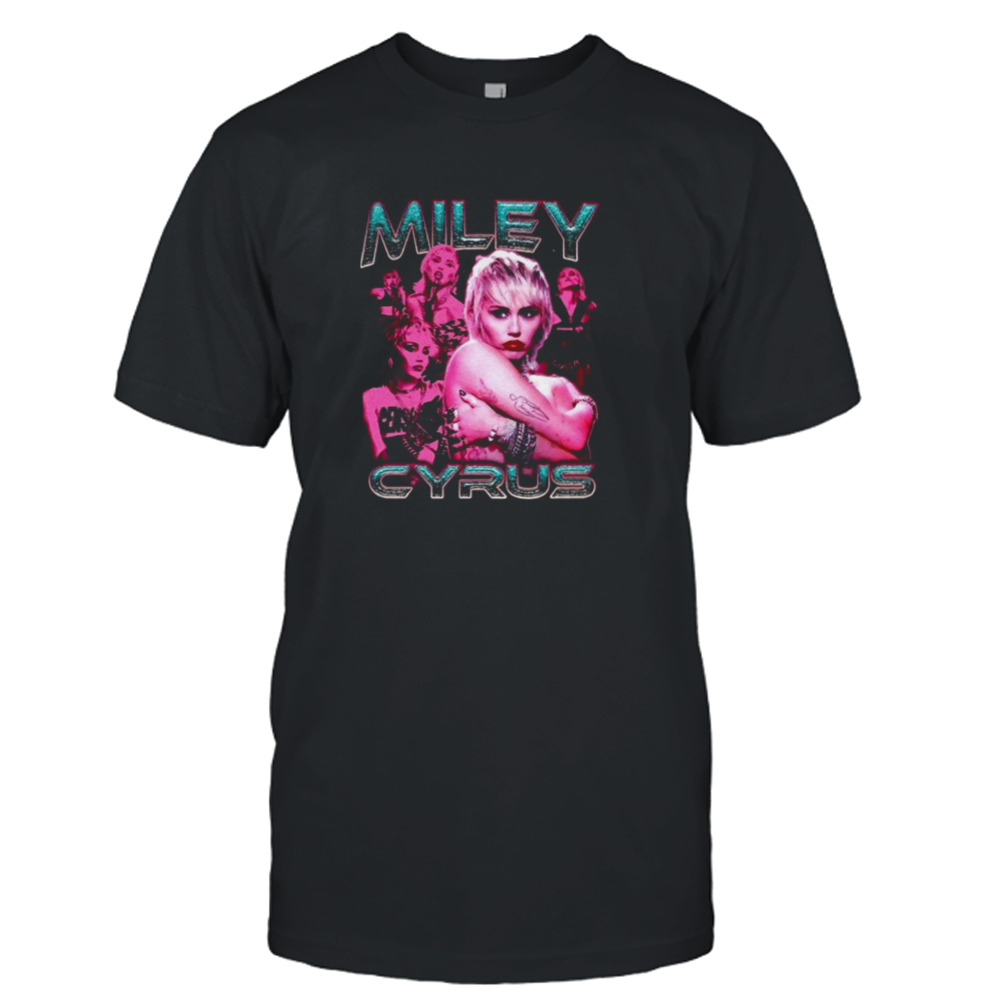 Vintage Miley Singer 90s Retro Miley Cyrus Collage shirt