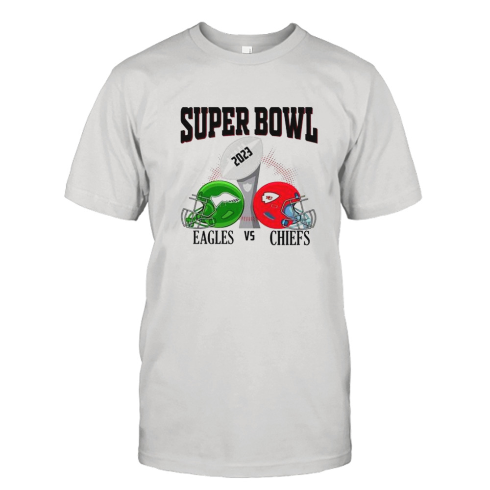 Philadelphia Eagles and Kansas City Chiefs Super Bowl 2023 shirt