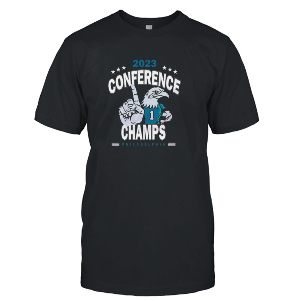 Philadelphia Eagles 2023 Conference Champs Bird Jalen Hurts Shirt