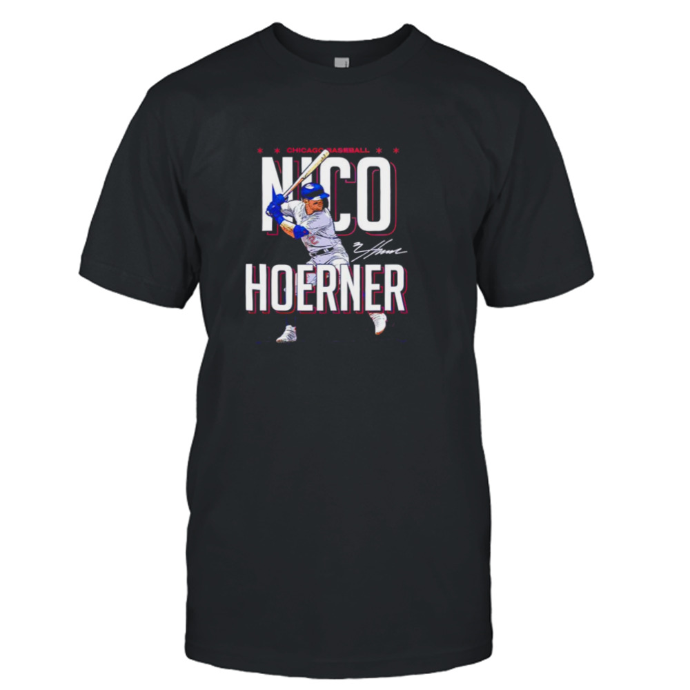Nico Hoerner player Chicago Baseball signature shirt