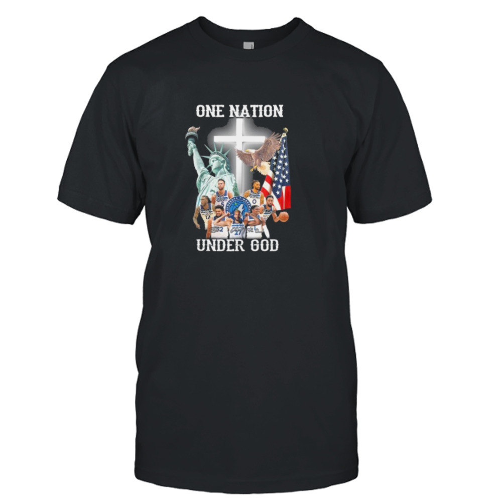 One Nation Under God Team Wolves Signature Shirt
