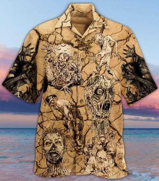 Basset Hound Dog Camping And Halloween And Summer Hawaiian Shirt