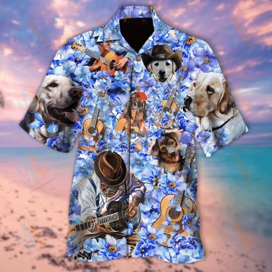 I Pet Dogs I Play Guitars And I Know Things Hawaiian Shirt