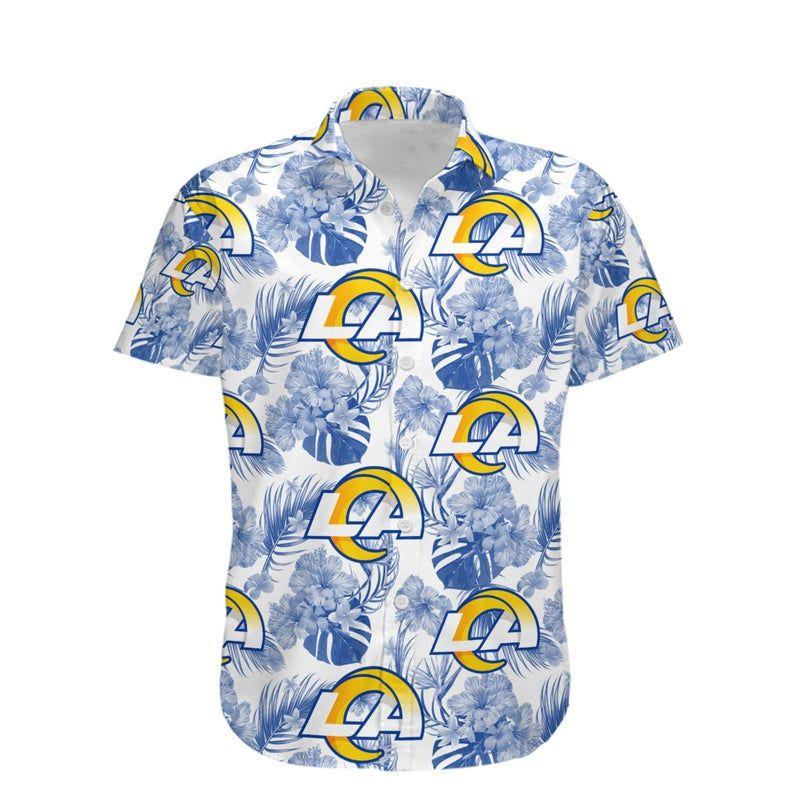 Los Angeles Rams NFL Style 9 Summer 3D Hawaiian Shirt And Shorts For Men  And Women Gift Fans - Freedomdesign