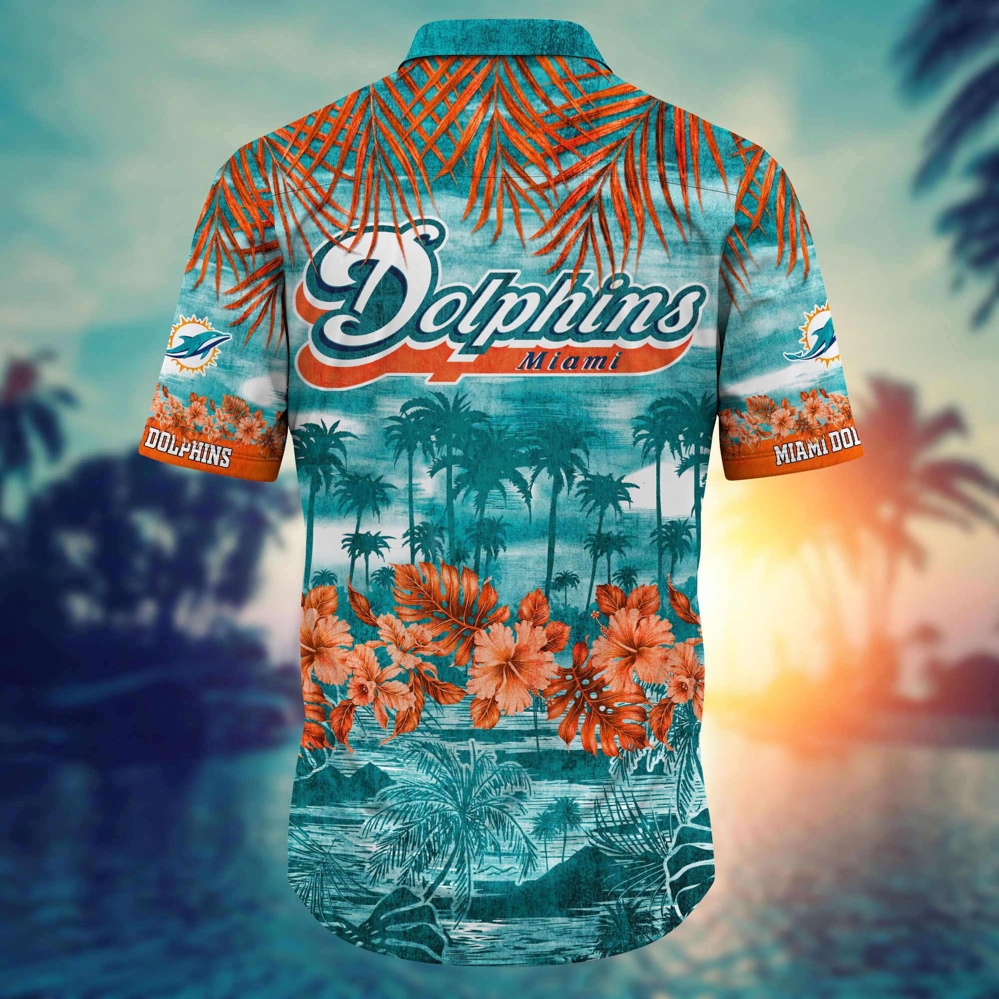 NEW Miami Dolphins NFL Hawaiian Shirt