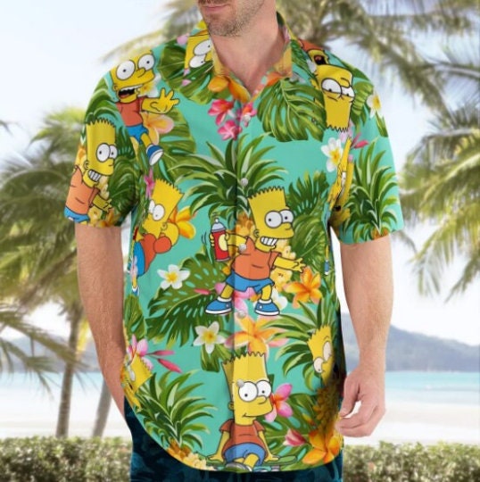 Simpson Hawaiian Family Summer Tropical Shirt
