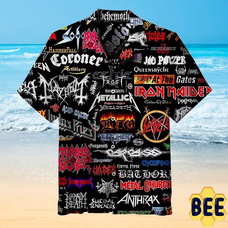 20th Century Classic Rock Band Trending Hawaiian Shirt-1