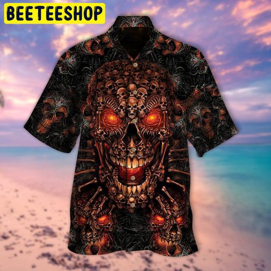 Cool Skull Trending Hawaiian Shirt-1