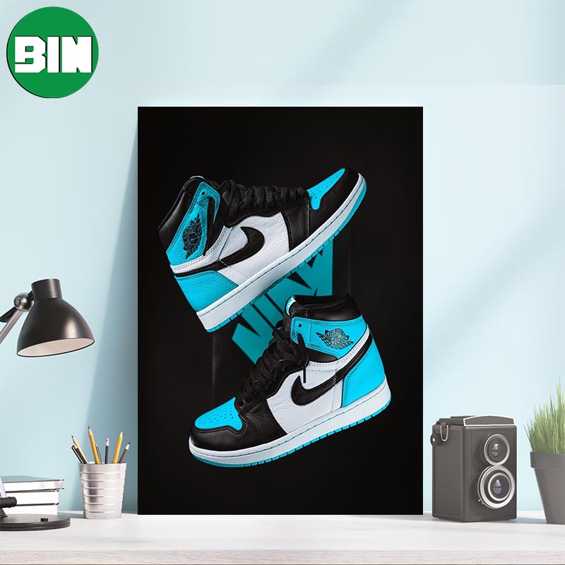 Air Jordan 1 Retro High Og Powder Blue Canvas-poster-1