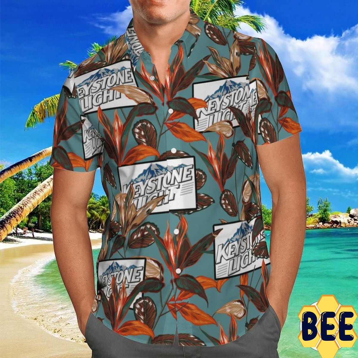 Keystone Light Trending Hawaiian Shirt-1