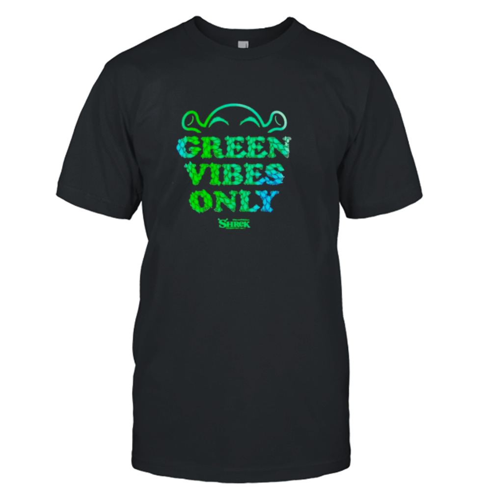 shrek green vibes only shirt