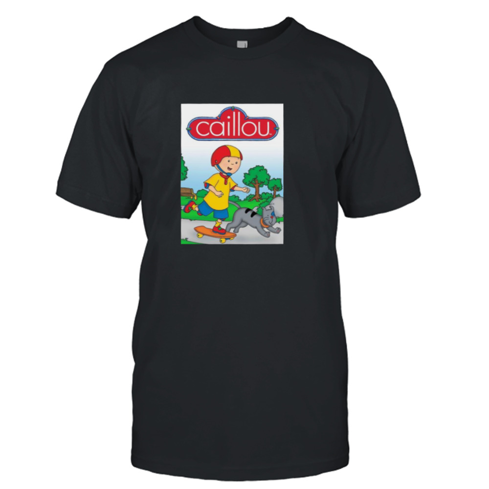 Skating With The Cat Caillou shirt