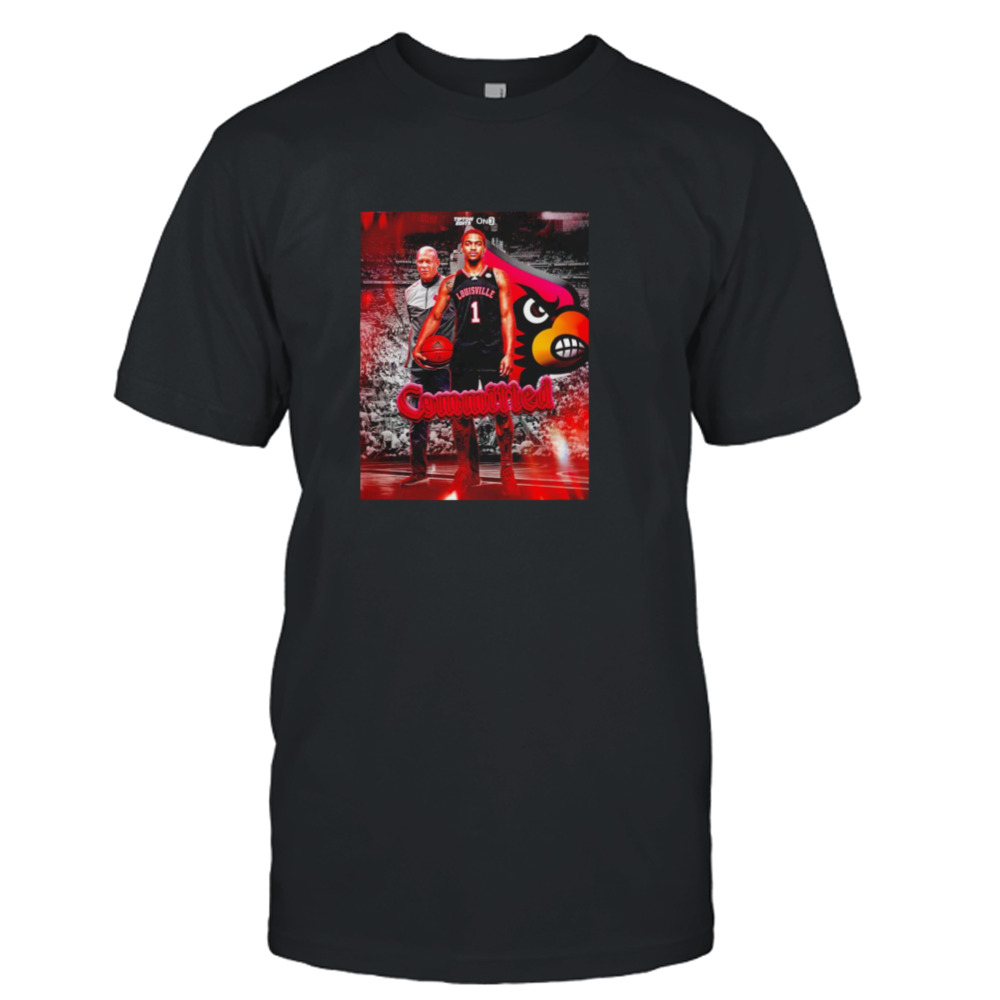Committed University of Louisville shirt