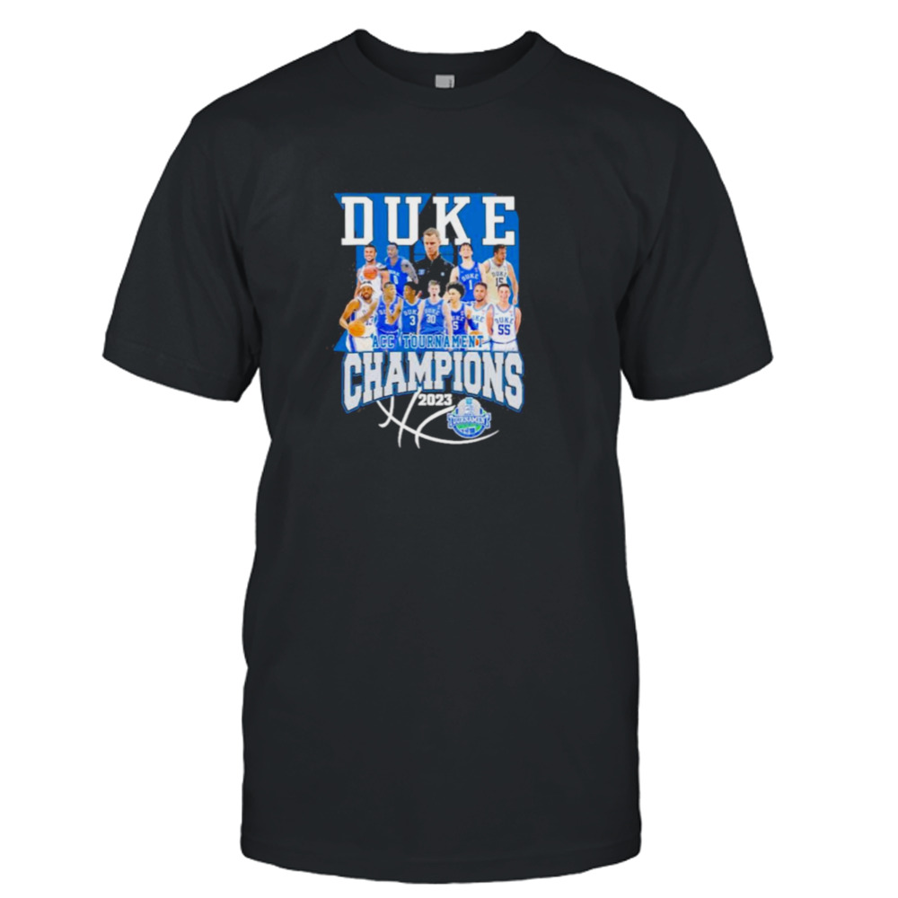 Duke Team 2023 ACC Men’s Basketball Tournament champions shirt