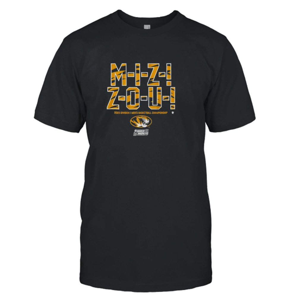 Missouri Basketball M-I-Z Z-O-U 2023 March Madness Shirt