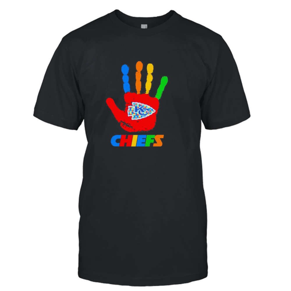 Kansas City Chiefs Hand Autism 2023 NFL shirt
