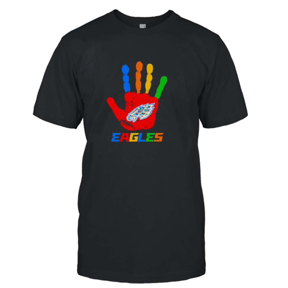 Philadelphia Eagles Hand Autism 2023 NFL shirt