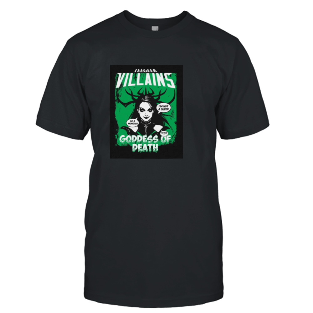Teegeek Villain Hela Marvel Villain shirt