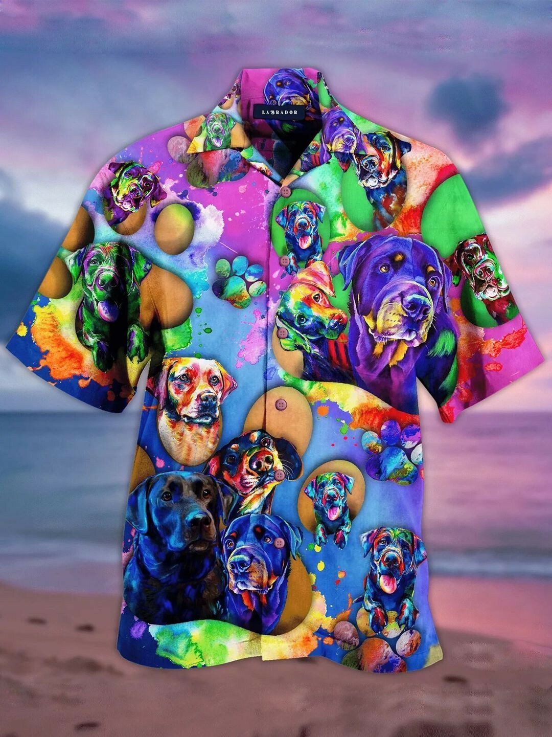 Labrador 3d All Over Printed Hawaiian Shirt Sop000056