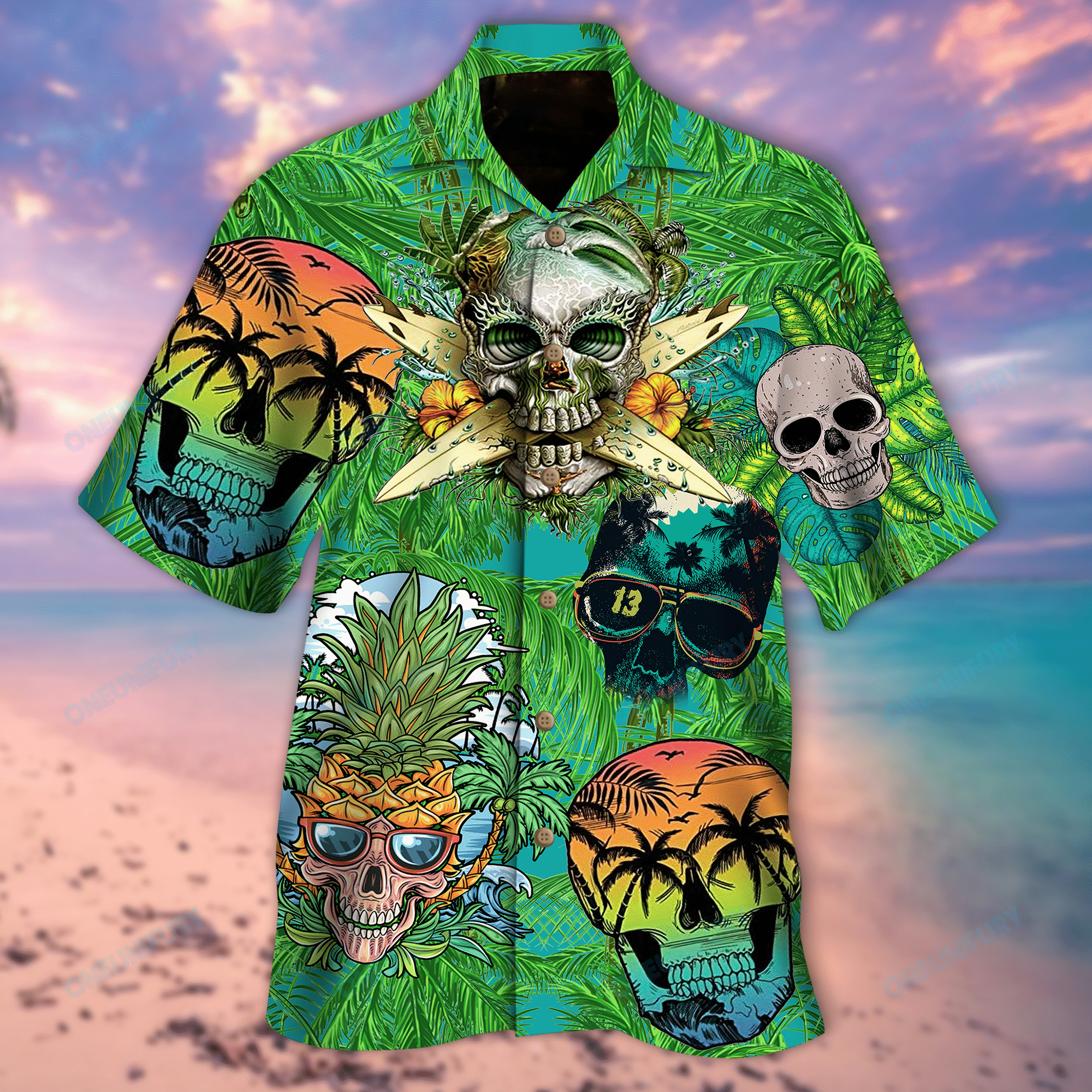 Skull Hawaiian Shirt – Where There Is Life There Is Hope