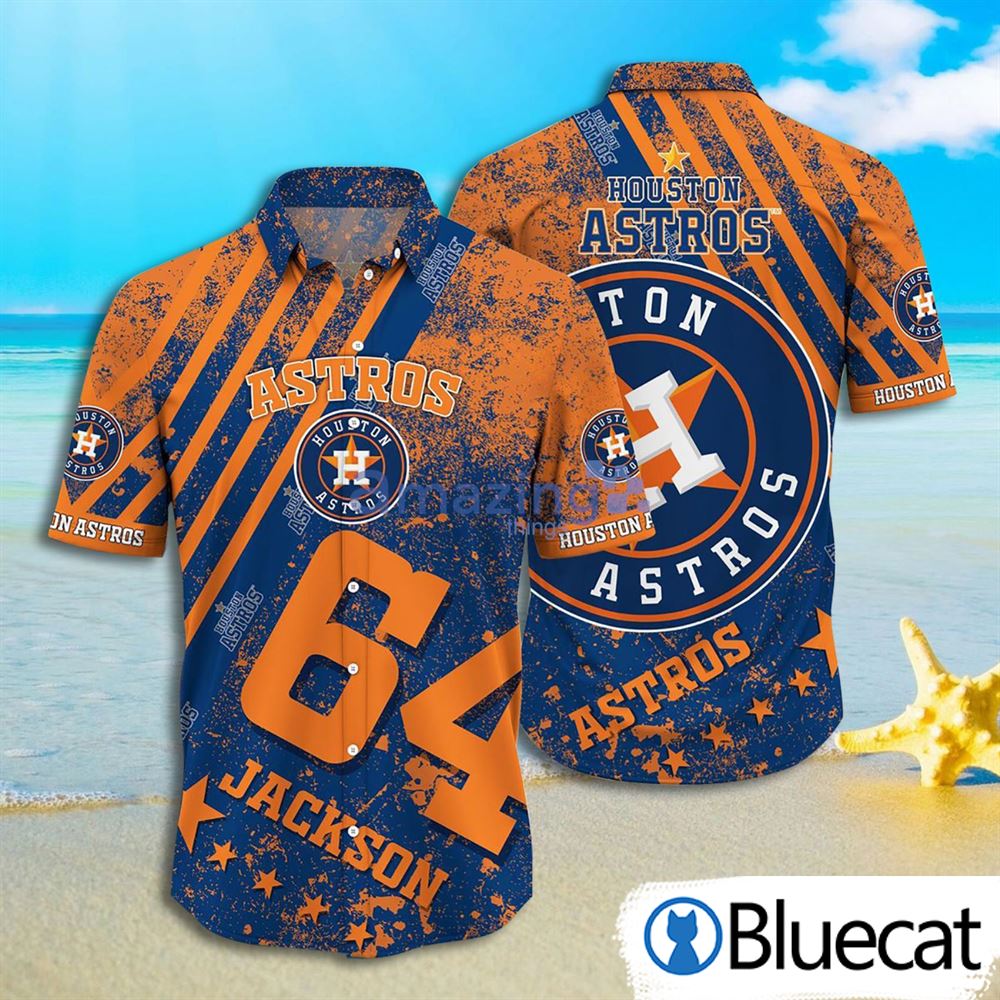 Custom Name And Number Houston Astros Baseball Cool Hawaiian Shirt -  Freedomdesign