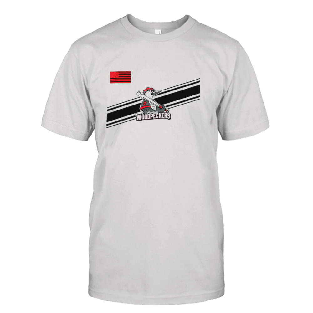 Fraytteville Woodpeckers Champion logo shirt