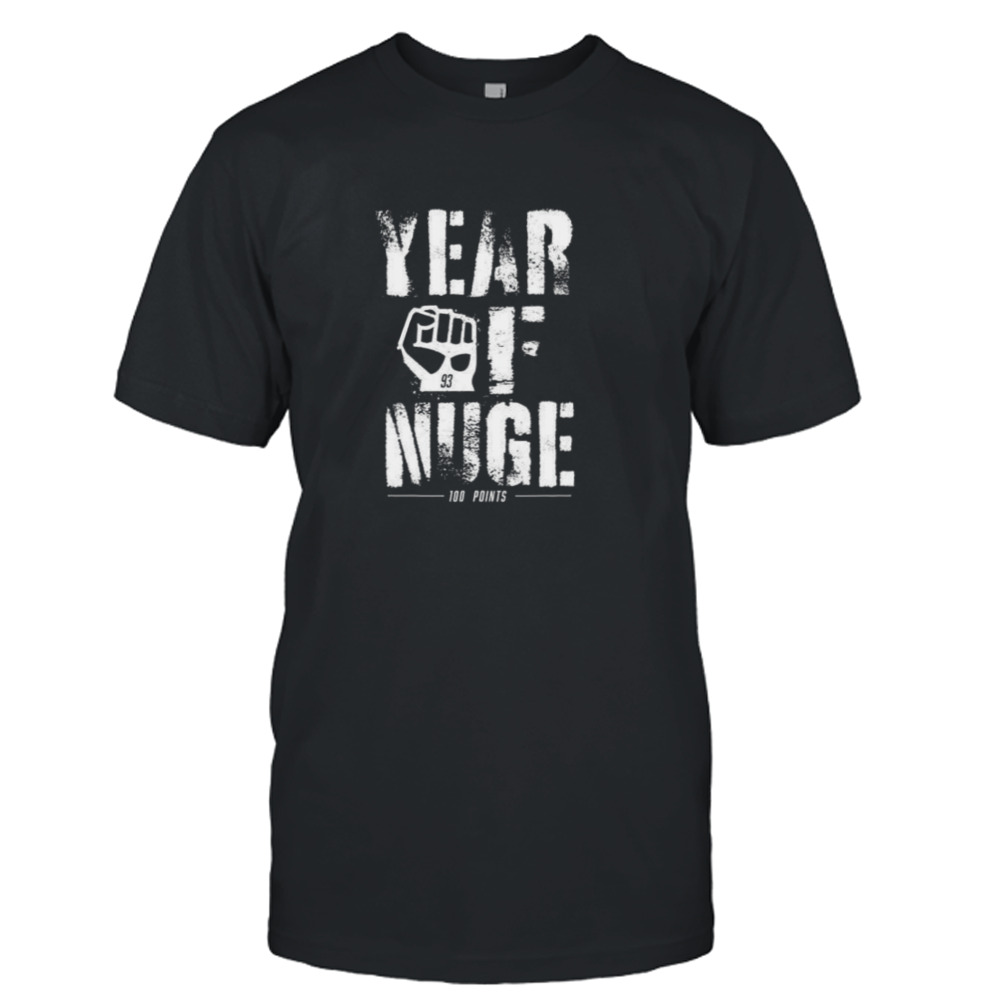 year of Nuge 100 points shirt