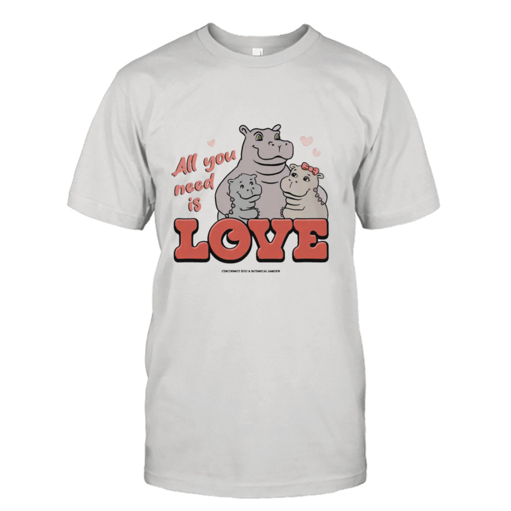 All you need is love Cincinnati Zoo shirt