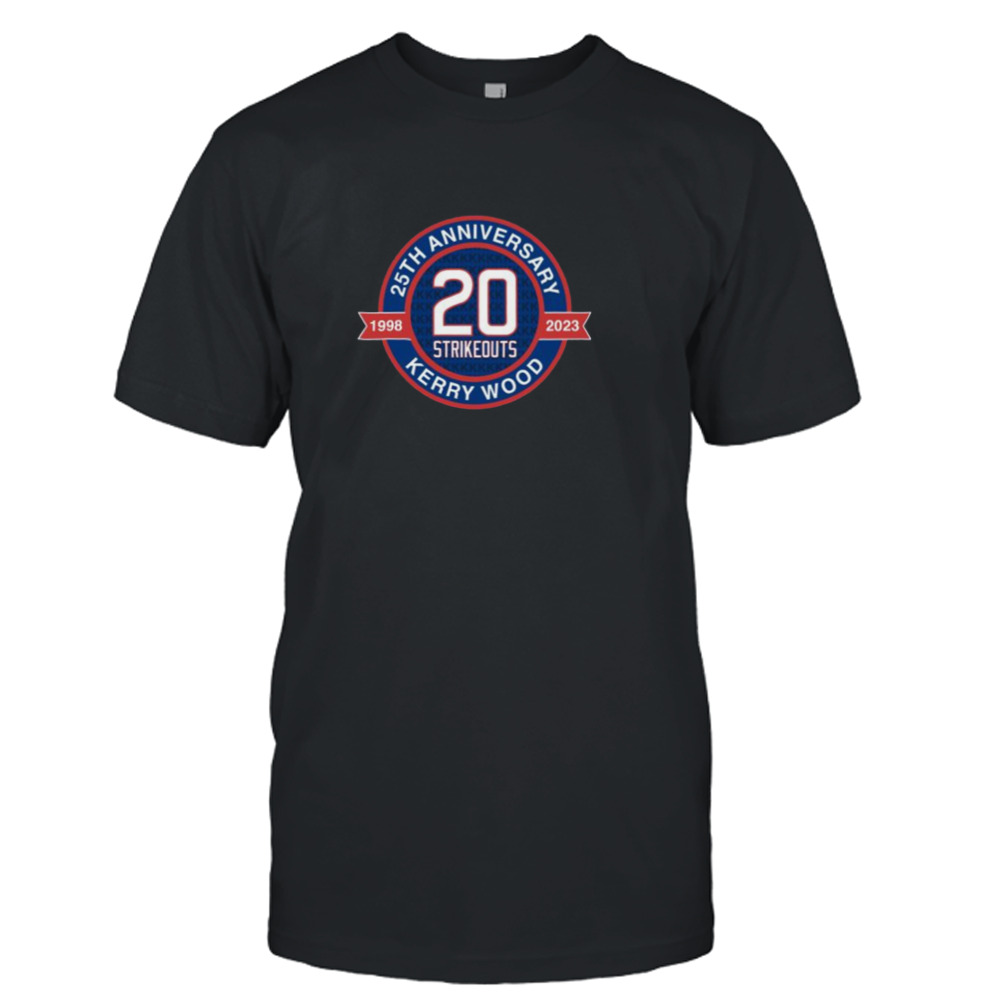 Kerry Wood 25th Anniversary 1998 2023 20 Strikeouts Shirt