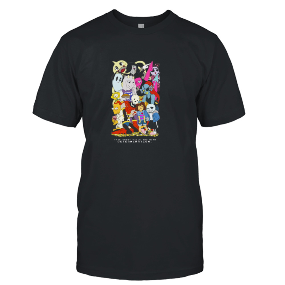 Colored Graphic Undertale shirt
