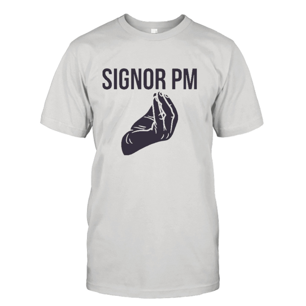 Signor Pm Hand Gesture shirt