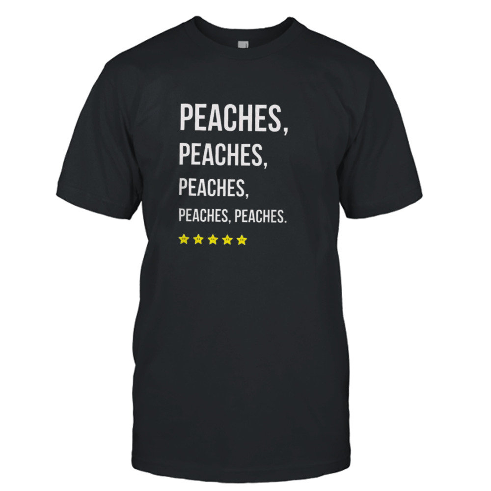 Peaches Five Stars Shirt