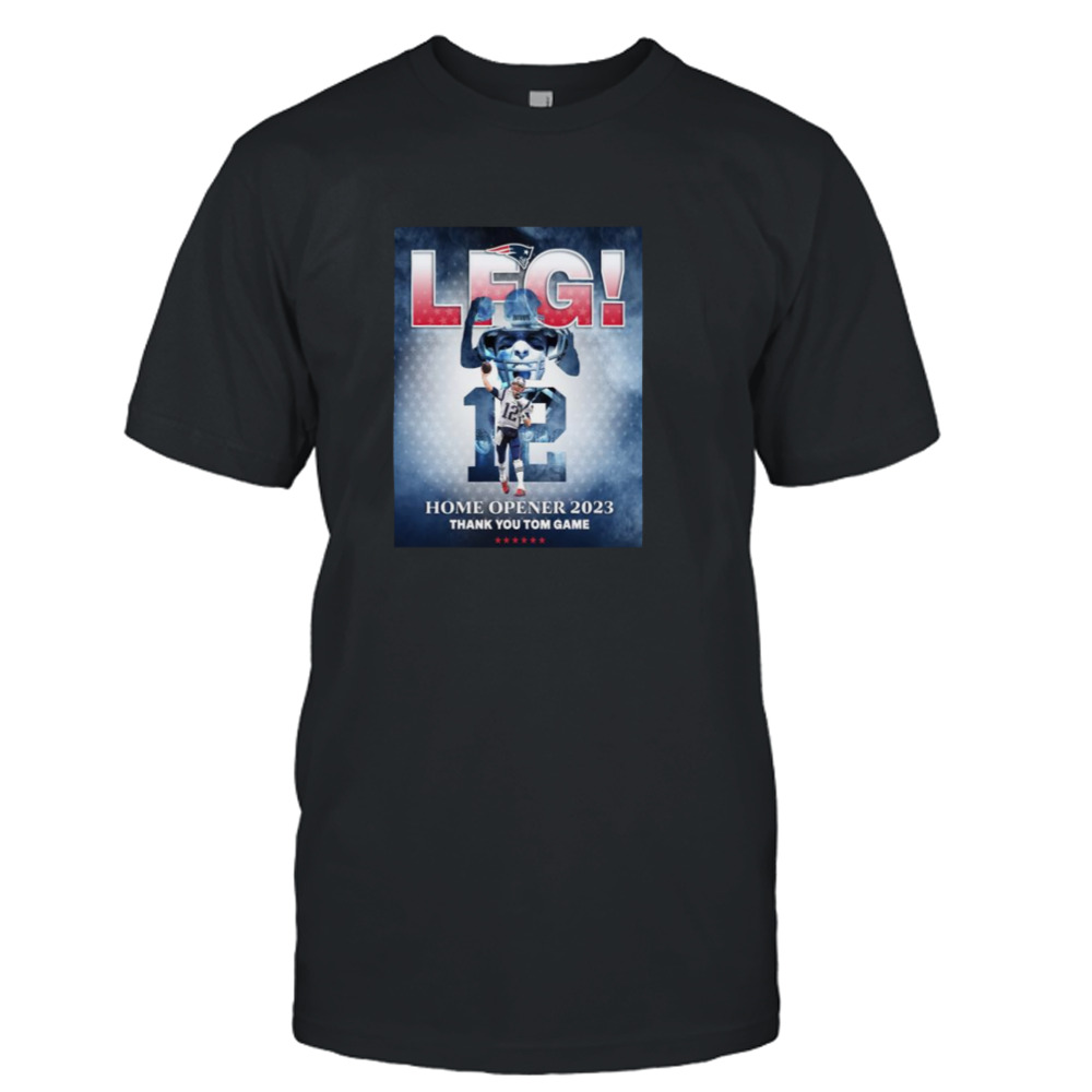 Tom Brady LFG Home Opener 2023 Thank You Tom Game T-Shirt - Yesweli