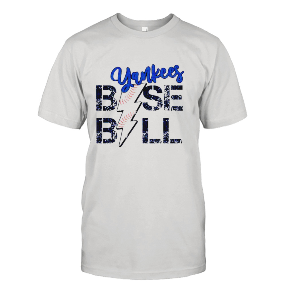 yankees thunder baseball shirt