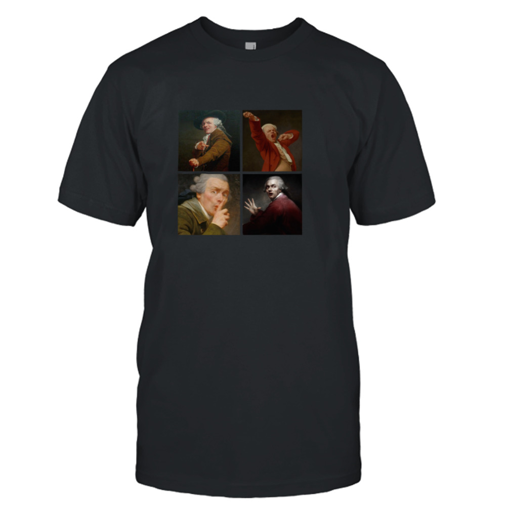 Joseph ducreux a french artist renowned for his unconventional self shirt