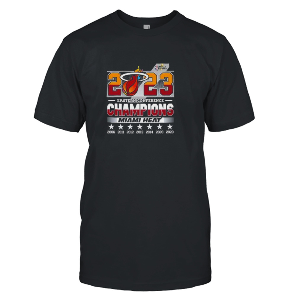 2023 Eastern Conference Champions Miami Heat 2006-2023 shirt