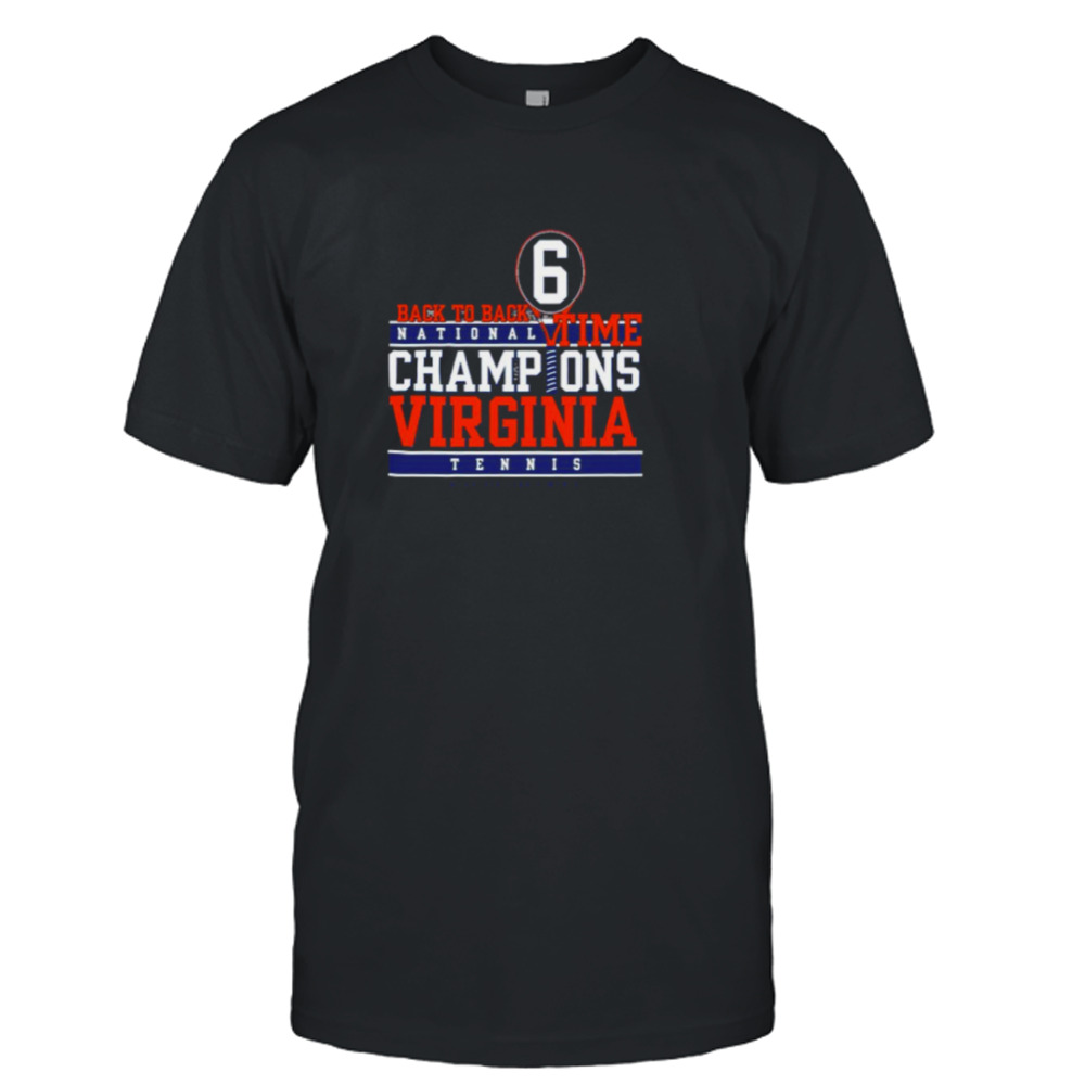 Back to back National time Champions Virginia Tennis NCAA division I men’s shirt