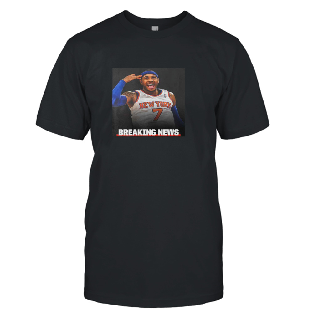Carmelo Anthony has announced his retirement from the NBA after 19 seasons T-Shirt