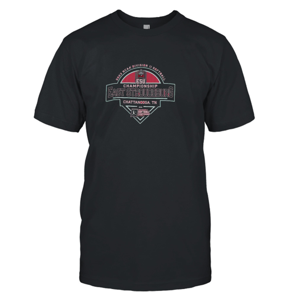 East Stroudsburg University Warrior 2023 NCAA Division II Softball Championship shirt