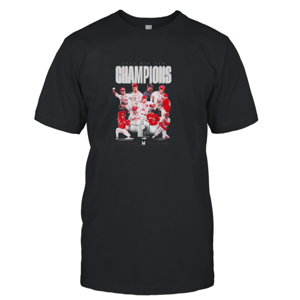 Maryland Terrapins 2023 Big Ten Champions Back To Back shirt