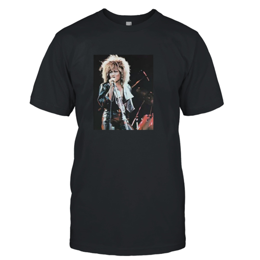 Minimal Graphic 70s Tina Turner Music Shirt