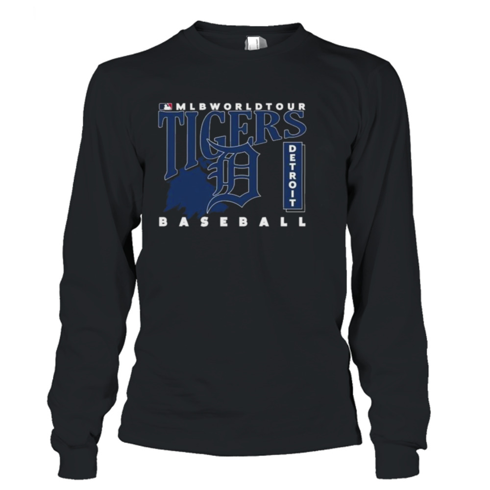 MLB World Tour Detroit Tigers Baseball Logo 2023 Shirt - Bring Your Ideas,  Thoughts And Imaginations Into Reality Today