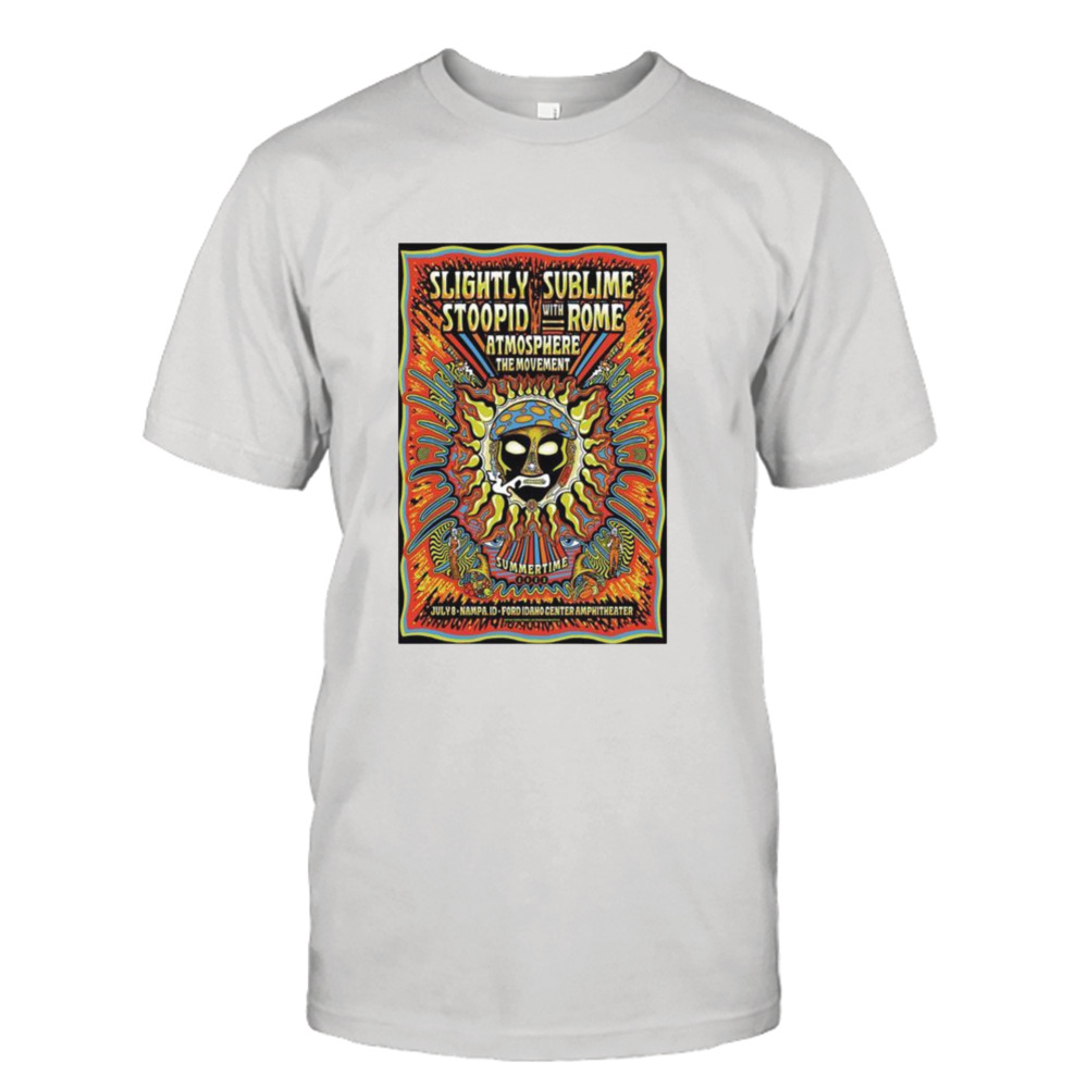 Slightly Stoopid & Sublime With Rome Nampa, ID July 8 2023 shirt