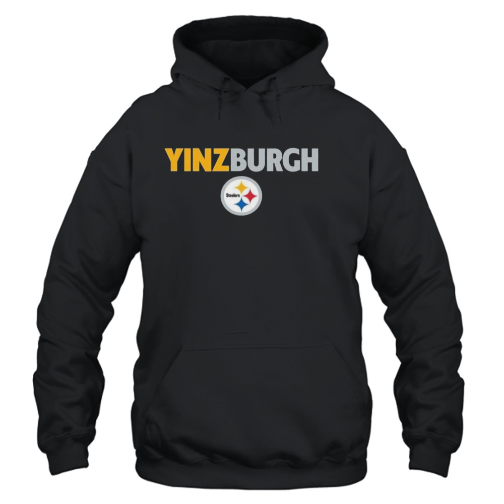 Pittsburgh Steelers team yinz burgh American foolball logo shirt