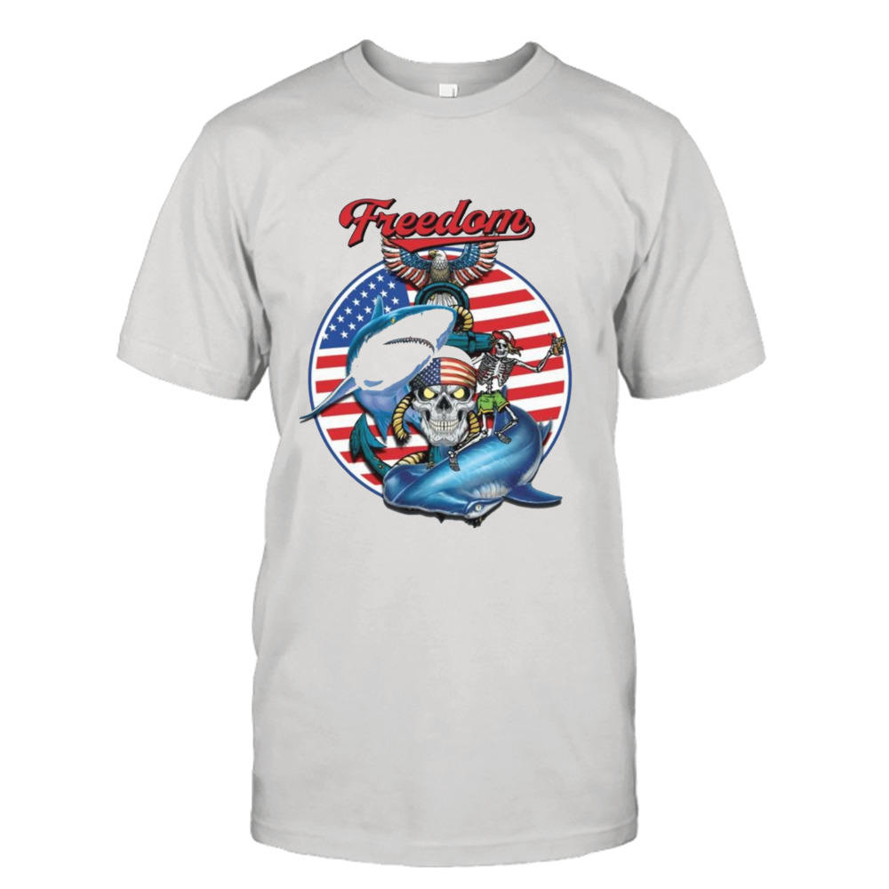 American Freedom Shark Anchor Shirt