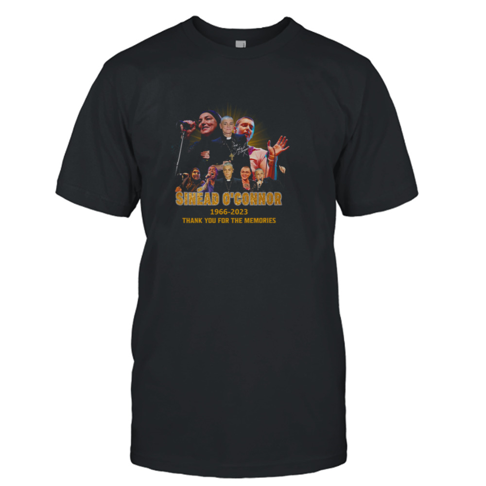 sinead O’Connor 1966 – 2023 Thank You For The Memories T-Shirt