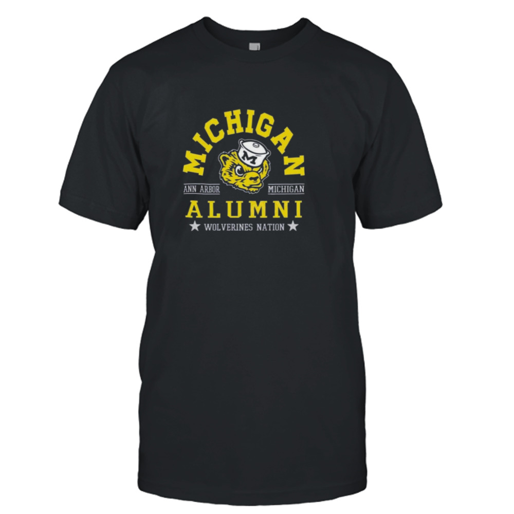 Michigan Alumni Ann Arbor Michigan Wolverines Nation T-Shirt